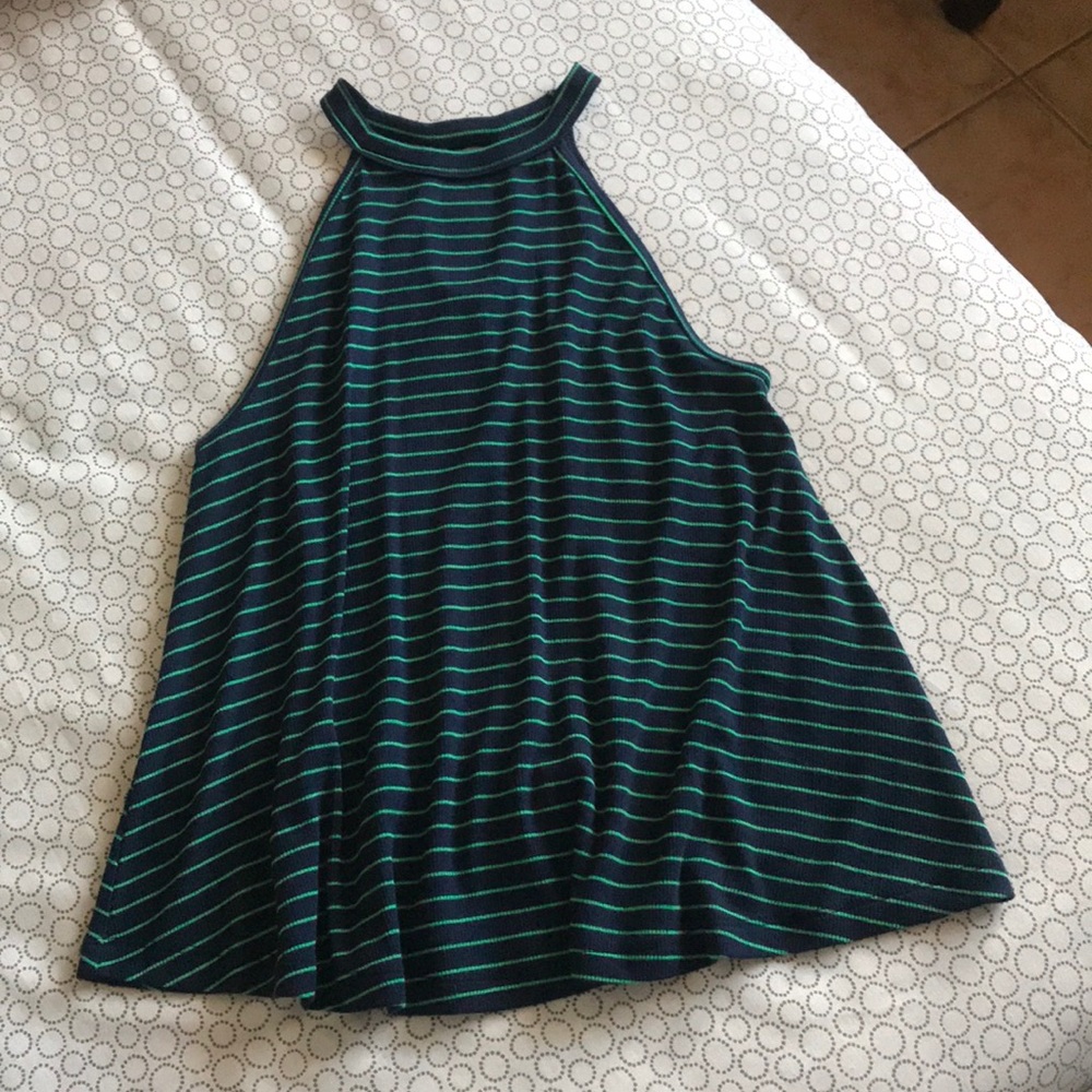 Striped Racerback Tank-Top